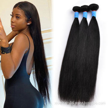 Wholesale Vendors 12A Grade One Donor Doubel Drawn Bouncy Bone Straight India Raw Cuticle Aligned Virgin Hair